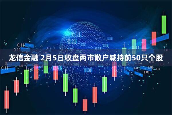 龙信金融 2月5日收盘两市散户减持前50只个股